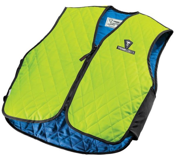 TechNiche Evaporative Cooling Sport Vest, Hi-Viz Lime, L, 6529-HV-L