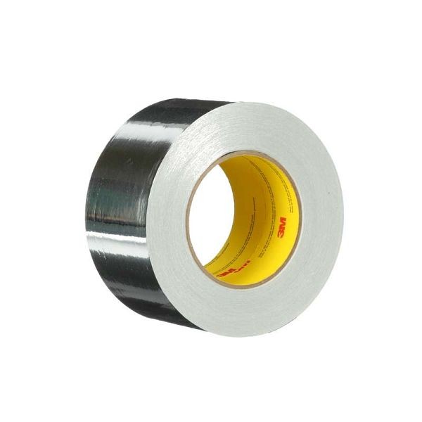 3M Aluminum Foil Tape 2C120 Natural Aluminum, 72 mm x 45.7 m 1.8 mil, 3MI-05112896020