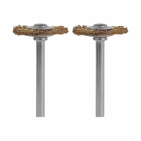 Dremel 3/4 Inches Brass Brushes, 26150535AB