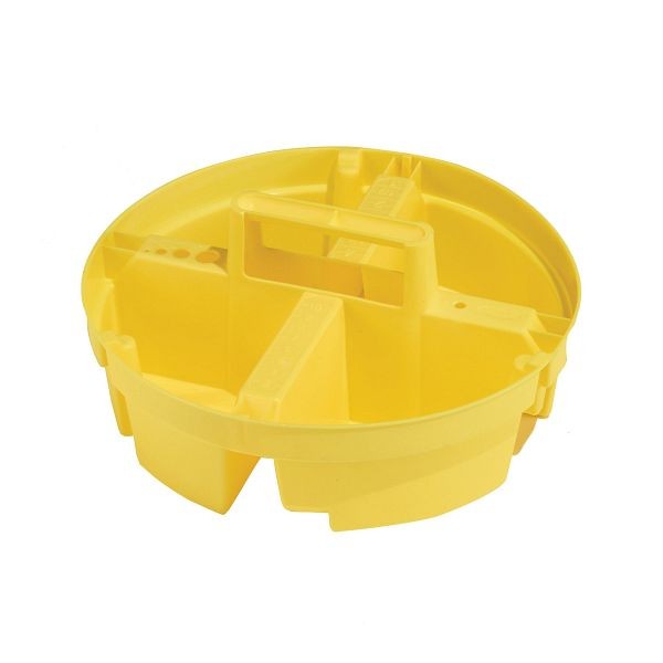 Bucket Boss Bucket Stacker Plastic Small Parts Organizer in Yellow, Quantity: 6 cases, 15051