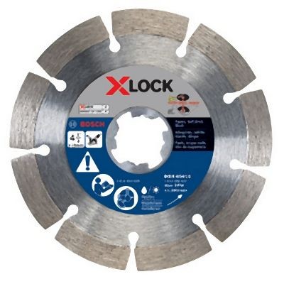 Bosch 4-1/2 Inches X-LOCK Segmented Rim Diamond Blade, 2610046637