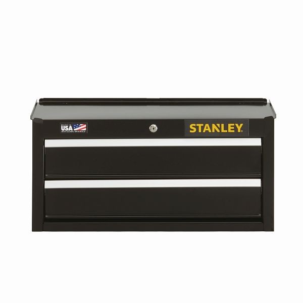 Stanley 26" W 300 Series 2-Drawer Middle Tool Chest, STST22623BK