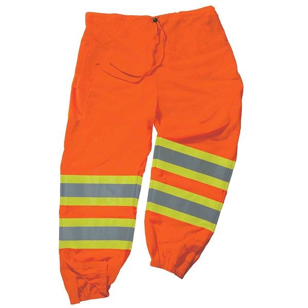 Ergodyne 8911 S/M Orange Supplemental Class E Two-Tone Pants, ERG-22863