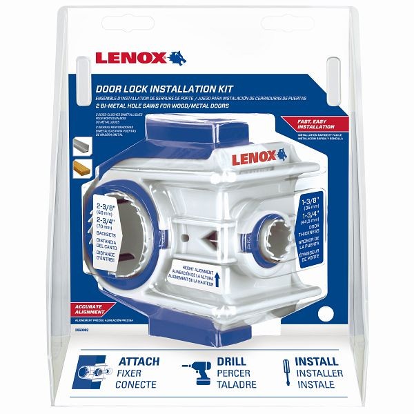 LENOX Door Lock Kit, Bi-Metal, 2060082