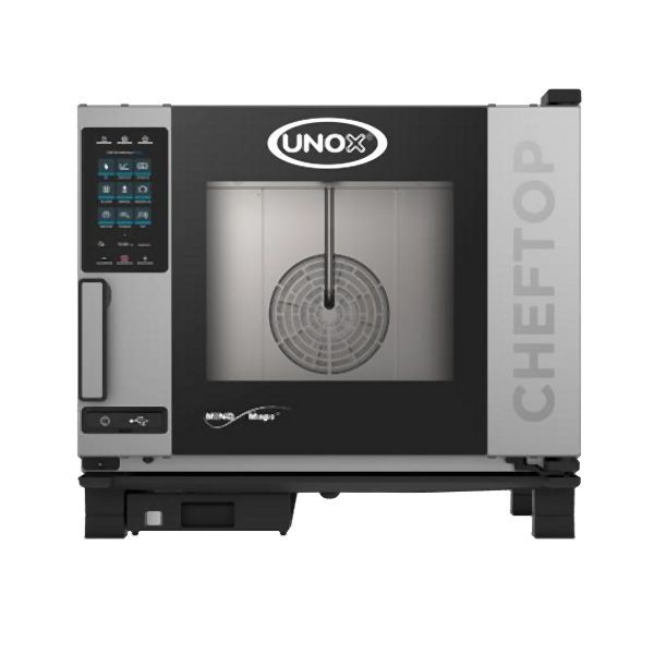 UNOX 5 Gn1/1 Plus Gas Combi Oven - Left, XAVC-0511-GPLM