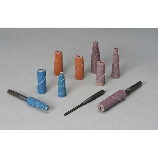 3M Standard Abrasives A/O Full Taper Cartridge Roll 709653, 1/2 in x 1-1/2 in x 1/8 in 60, 3MA-05111534208