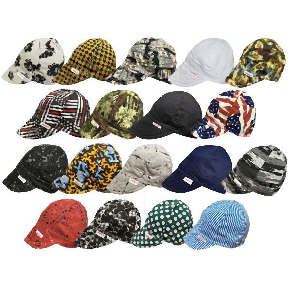 Comeaux Caps Size 7-1/2, 20712 Style 2000 Reversible, Deep Round Crown, Super Soft Brimmed, Fitted Sizes, In Assorted Comeaux Designs, COM-20712