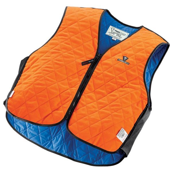 TechNiche Evaporative Cooling Sport Vest, Hi-Viz Orange, M, 6529-HV-FR-M
