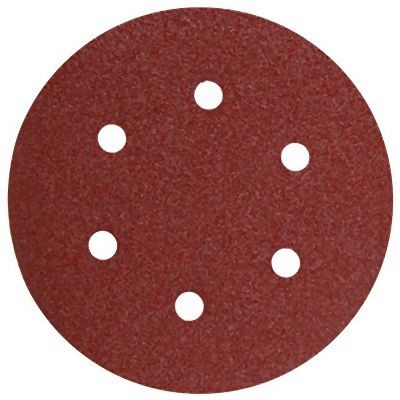 Bosch 5 pieces 40 Grit 6 Inches 6 Hole Hook-And-Loop Sanding Discs, 2610038832