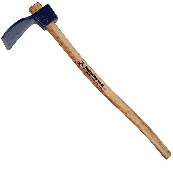 Warwood Tool 4-3/4 lb Forest Adze Hoe, 34" handled Tool with 6-1/4" blade, 61