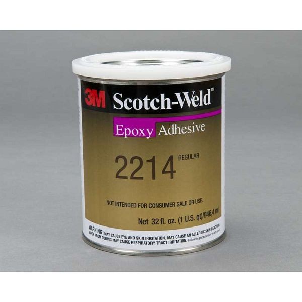 3M Scotch-Weld Epoxy Adhesive 2214 Regular Gray, 1 Quart, 2 per case, 3MI-02120020345