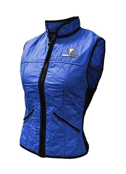 TechNiche Female Evaporative Cooling Deluxe Sport Vest, Blue, L, 6530F-RB-L