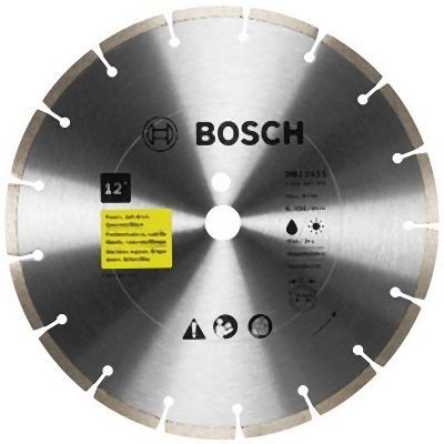 Bosch 12 Inches Standard Segmented Rim Diamond Blade for Universal Rough Cuts, 2610040906