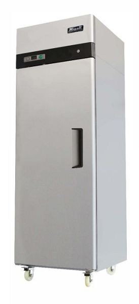Migali 1 Door Reach-In Freezer, 28.7"x33.2"x83.8" (WxDxH), All natural, R290, Lift Gate included, C-1F-LHH-HC+LG
