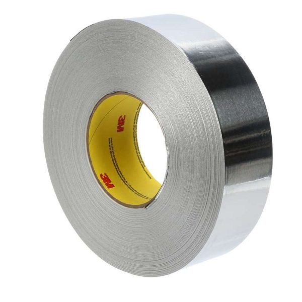 3M Aluminum Foil Tape 2C120 Natural Aluminum, 99 mm x 45.7 m 1.8 mil, 12 per case, 3MI-05112896021