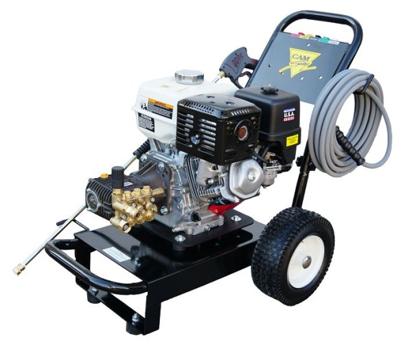 Cam Spray Portable Gas Powered 3.5 gpm, 4000 psi Cold Water Pressure Washer, 37" x 23.5" x 36", 4000HXS