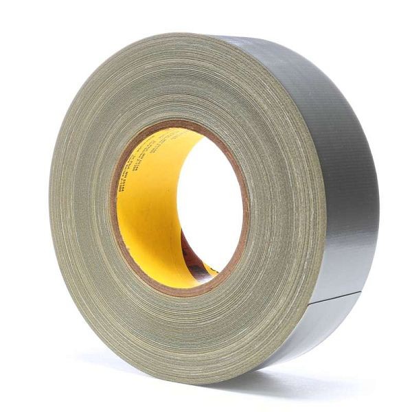 3M Scotch Polyethylene Coated Cloth Tape 390 Silver, 2 in x 60 yd 11.7 mil, 3MI-02120006971