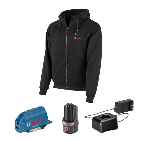 Bosch 12V Max Heated Hoodie Kit - Small, 06188000EW