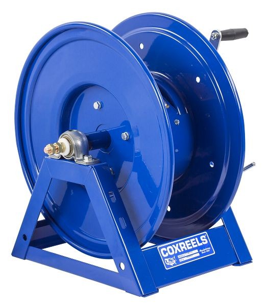 Coxreels Large Capacity Hand Crank Welding Cable Reel for arc welding: holds up to 300' of #2 cable, 1125WCL Series, 1125WCL-6-C