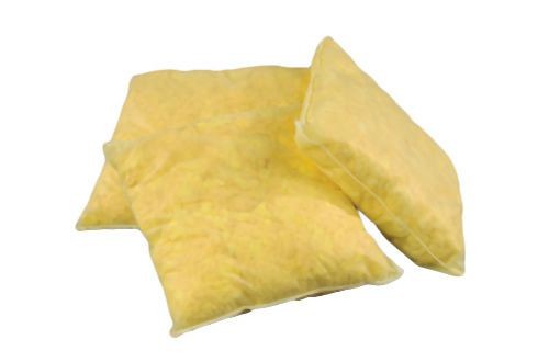 ENPAC Aggressive Absorbent Pillow, 18” x 18”, 16 Per Case, Yellow, ENP 16HPIL1818