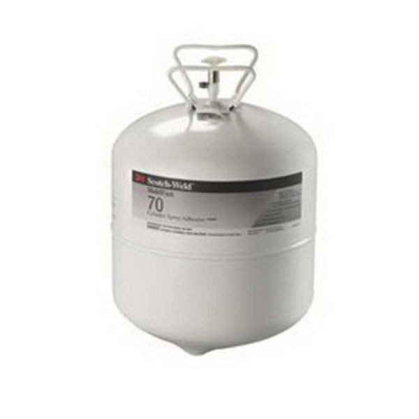 3M HoldFast 70 Cylinder Spray Adhesive Clear, Large Cylinder (Net Weight 27.3 Pounds), 3MI-04801161690