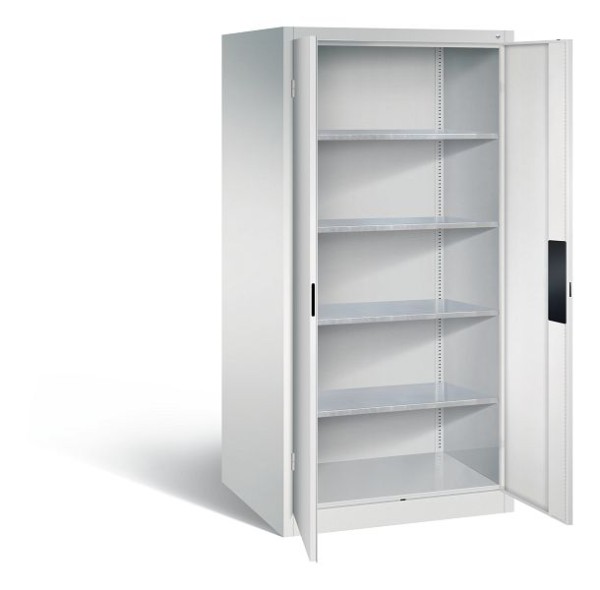 CP Furniture Hinged door cabinet, 2 doors, 4 shelves, H 1950 x W 930 x D 800 mm, 8924-052