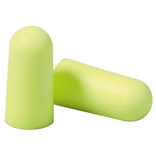 3M E-A-Rsoft Yellow Neons Uncorded Earplugs 312-1250, In Poly Bag Regular Size 20, Quantity: 200 pieces, 3MS-312-1250