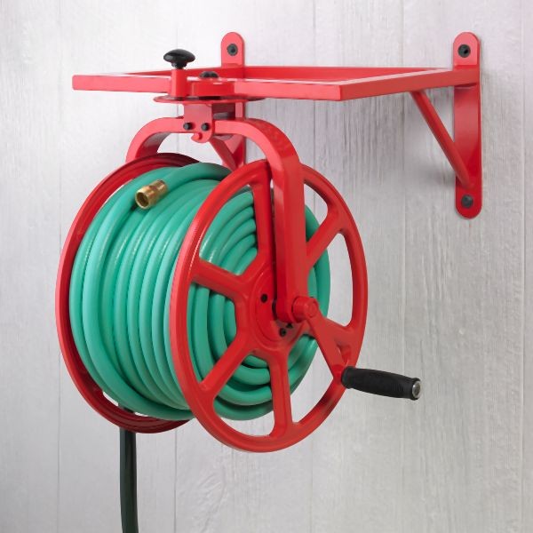 Liberty Garden Products Rotating Hose Reel, Color: Red, 713