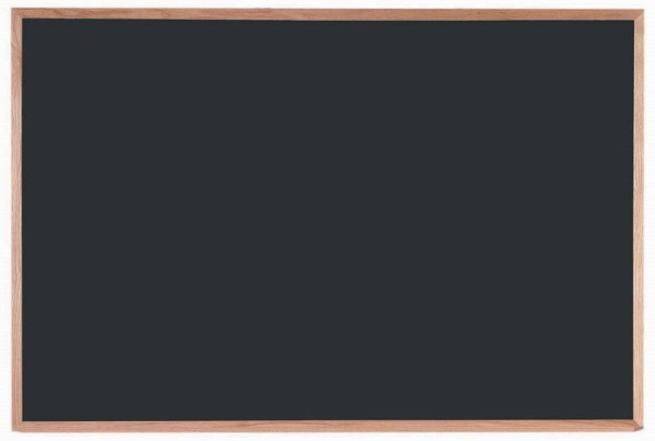 AARCO Composition Chalkboard, 48" x 72", Red Oak Frame, OC4872B