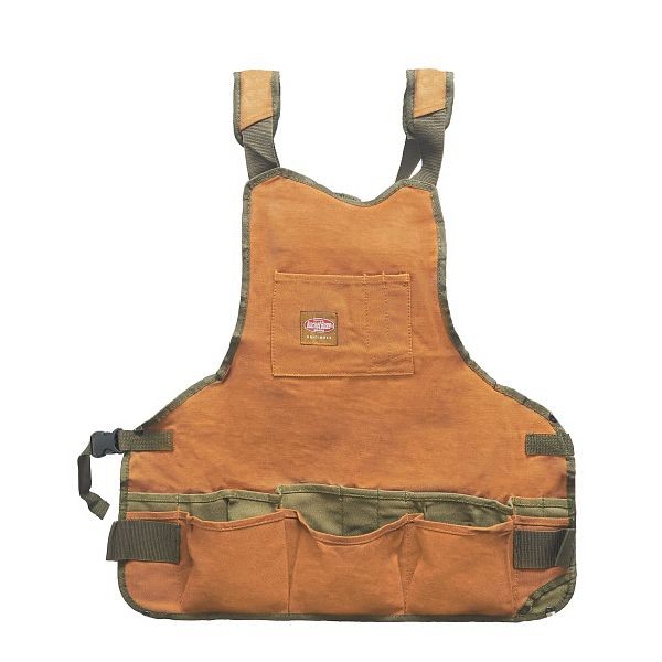 Bucket Boss Canvas SuperBib Work Apron in Brown, Height: 23,5", Quantity: 6 cases, 80200