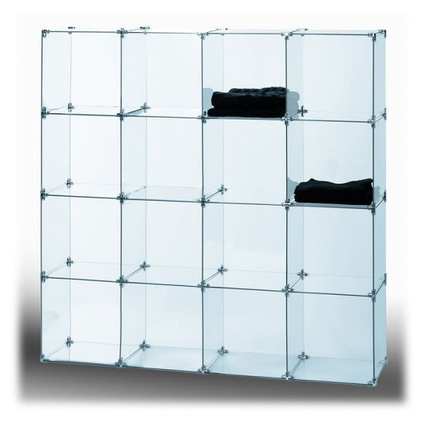 Econoco Tempered Glass for Cubbie Displays 12" x 12", Quantity: 10 pieces, CB212