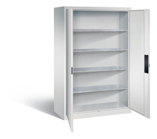 CP Furniture Hinged door cabinet, 2 doors, 4 shelves, H 1950 x W 1200 x D 600 mm, 8932-052