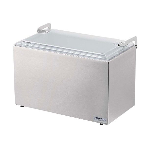 Server Cold Serving Station with Lid Covers (2) 1/6-Size Pans, 67770