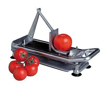 Electrolux Professional Food Preparation Tomato Slicer, manual, 15/64 ″ (6mm) slice, 11 slices, aluminum & stainless steel construction, 601443