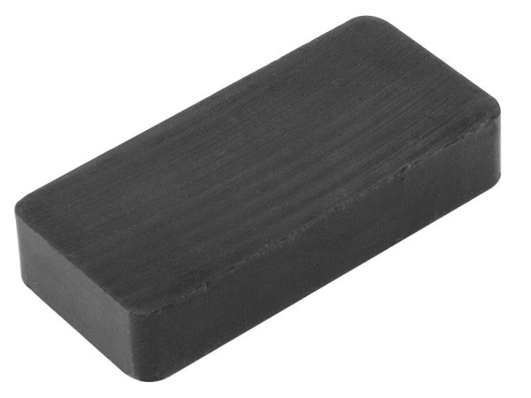Mag-Mate Ceramic Rectangular Bar Magnet 7/8 inch wide x 1-7/8 inch long x 3/8 inch Thick, 5.5 lb (2.49kg) hold, Grade 8, 5C458