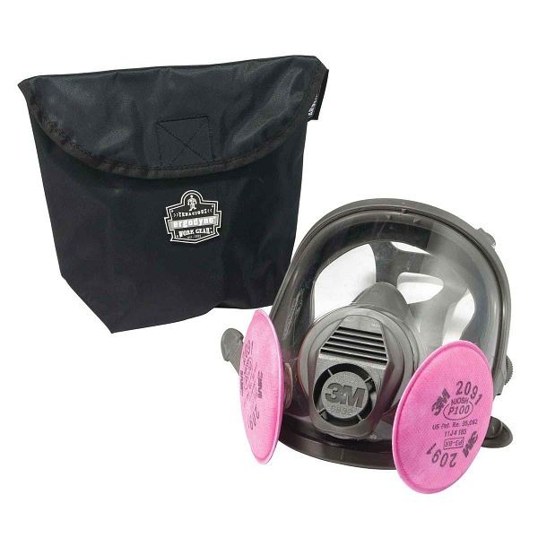 Ergodyne GB5181 Black Respirator Pack - Full Mask, ERG-13181