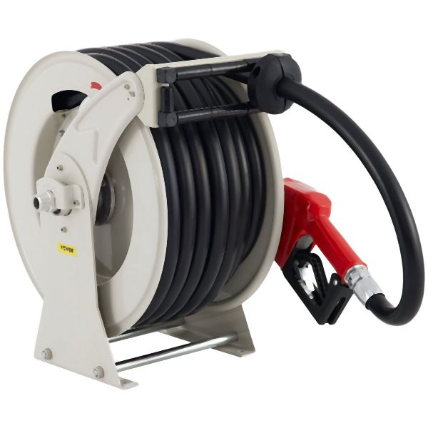 Buy VEVOR Diesel Fuel Hose Reel 33'x1 Retractable Hose Reel for Oil Fuel  Reel with Hose, CYRG33FT1INCHTINHV0 cheaply