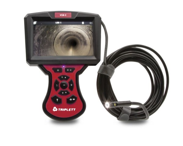Triplett High Definition Borescope Inspection Camera (Dual Camera), 5mm, 5M Cable, BR350