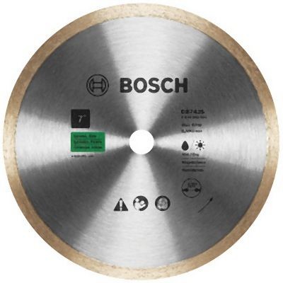 Bosch 7 In.Continuous Rim Diamond Blade, 2610040911