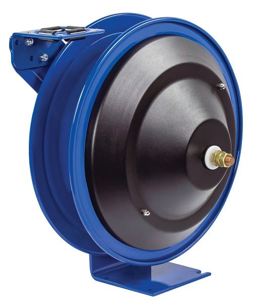 Coxreels Spring Rewind Welding Cable Reel: 25' 1/0 cable capacity, less cable, P-WC Series, P-WC13L-2510