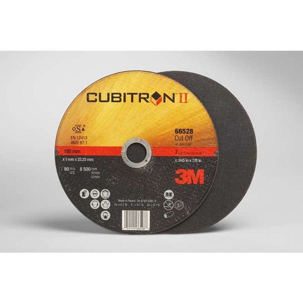 3M Cubitron II Cut-Off Wheel 66528, T1 7 in x .045 in x 7/8 in, 3MA-05111566528