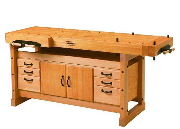 Sjöbergs Elite 2000 Workbench Combo with SM04 Cabinet and Elite Accessories Kit, SJO-99402K