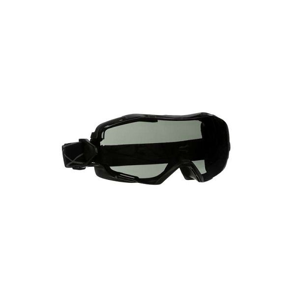 3M GoggleGear 6000 Series, GG6002SGAF-BLK, Black Shroud, Scotchgard Anti-Fog Coating, Gray AF-AS Lens, 3MS-GG6002SGAF-BLK