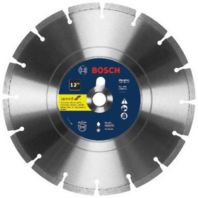 Bosch 12 Inches Premium Segmented Rim Diamond Blade for Universal Rough Cuts, 2610042176