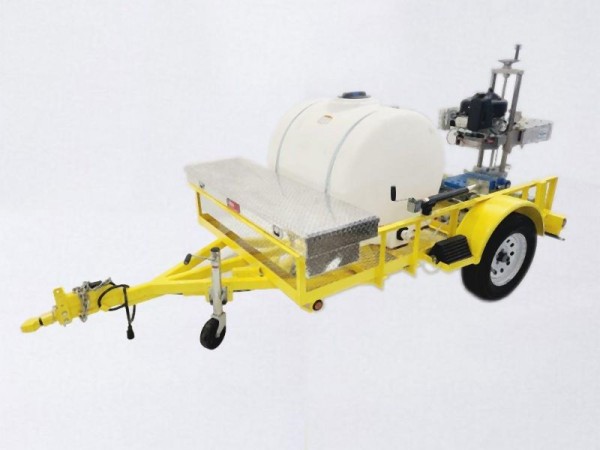 KOR-IT Trailer Mounted Core Drill Machines, with variable positioner and auger, EK-160-G616