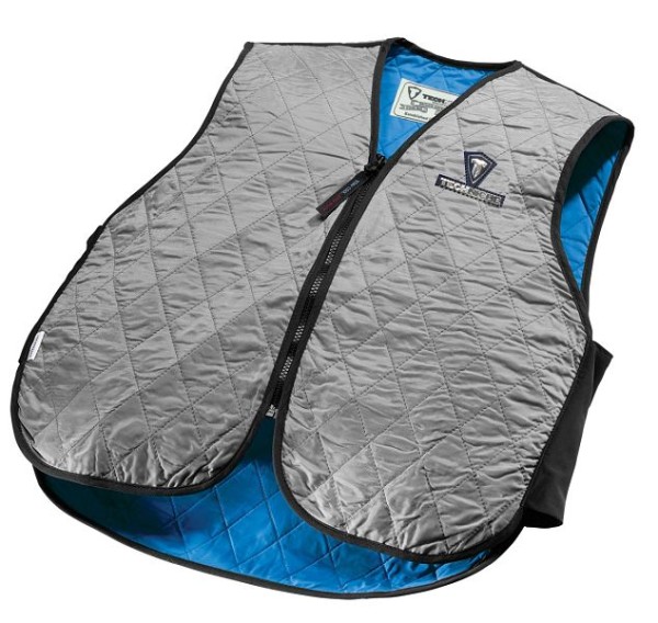 TechNiche Evaporative Cooling Sport Vest, Silver, L, 6529-SV-L