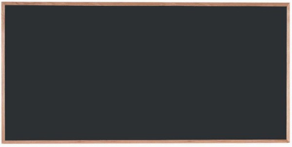 AARCO Composition Chalkboard, 48" x 96", Red Oak Frame, OC4896B