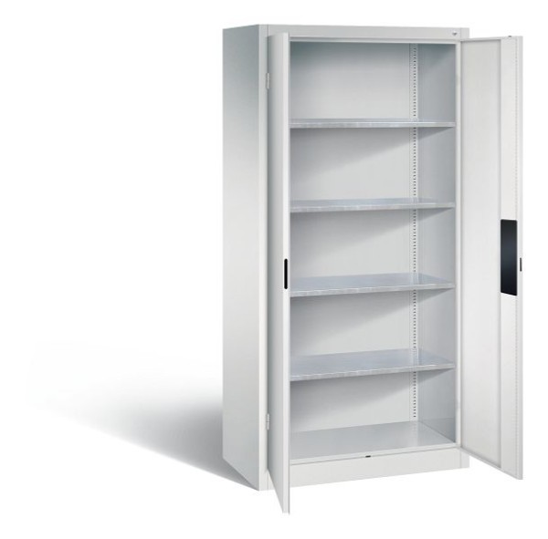 CP Furniture Hinged door cabinet, 2 doors, 4 shelves, H 1950 x W 930 x D 500 mm, 8921-052