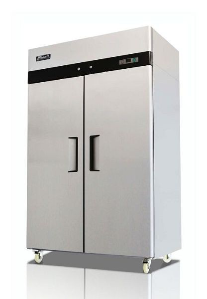 Migali 2 Door Reach-In Freezer, 51.7"x33.2"x83.8" (WxDxH), 134A, C-2F-HC