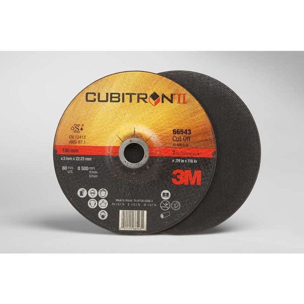 3M Cubitron II Cut-Off Wheel 66543, T27 7in x .09in x 7/8in, 3MA-05111566543